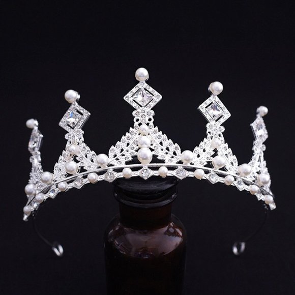 Accessories - COPY - Queen Tiara and Crown with Comb, Bridal, Pageant Prom, Halloween, Birthd…